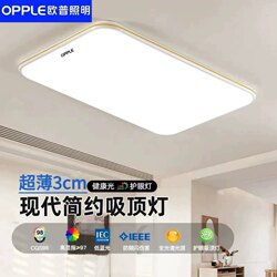 Op Lighting 2025 New Ultra-Thin Led Living Room Lamp Modern Minimalist Bedroom Dining Room Study Ceiling Lamp