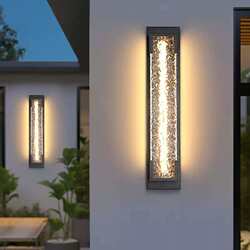 LED waterproof rust-proof square modern simple wall lamp solar outdoor courtyard lamp terrace solar lighting