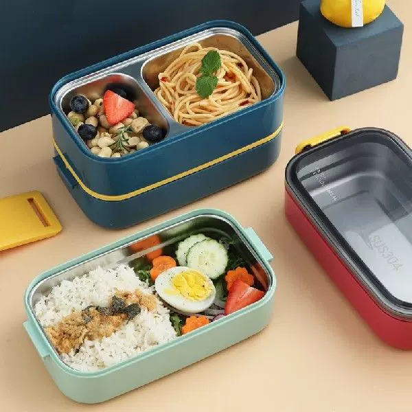 304 Stainless Steel Lunch Box For Adults Kids School Office