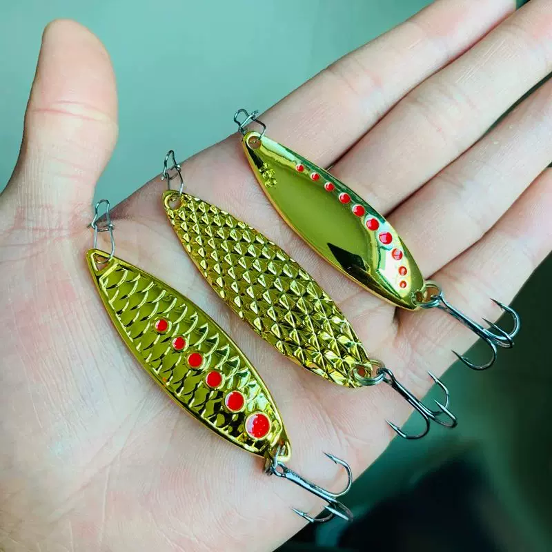Lot 30pcs Trout Spoon Metal Fishing Lures Spinner Baits-Taobao