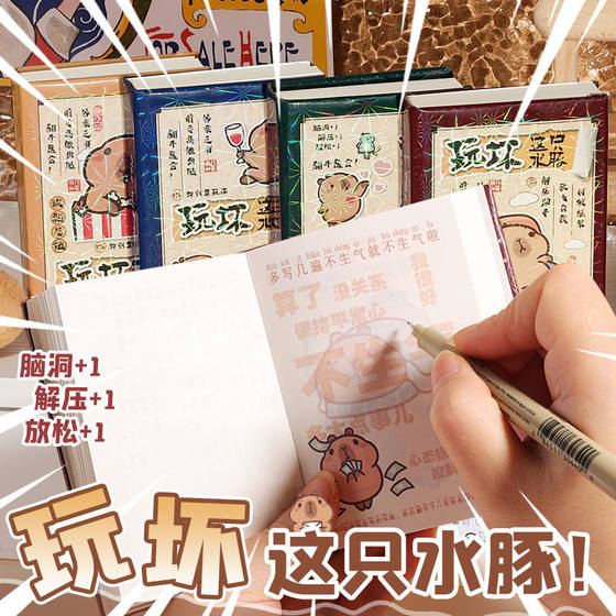 
Adventure Kapi DIY interactive Bala plays bad hand book student notebook this gift fun creative stress relief