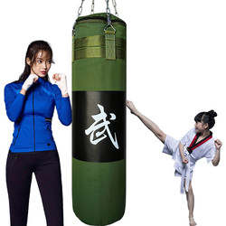 Boxing Punching Bag Hanging Type for Home Use, Hollow Canvas for Adults to Practice Boxing, Children's Taekwondo Boxing Training Equipment