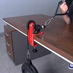 Forearm Strength Trainer Desktop Pulley Device Forearm Trainer Wrist Arm Muscle Training Desktop Roller Machine