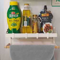 Cross-border multifunctional kitchen wall-mounted condiment bottle rack household condiment rack wall-mounted storage rack multi-layer storage rack