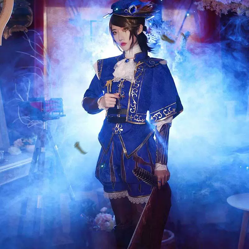 渺小星球第五人格画家cos服紫皮逃亡者全套cosplay服装女男返场-Taobao