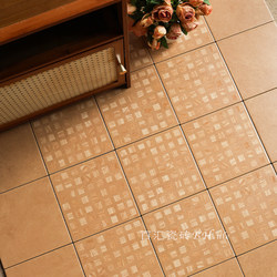 French Retro Green Checkerboard Tiles Bathroom Tiles Antique Style Kitchen Sun Terrace Guest Restaurant Red and Yellow Floor Tiles