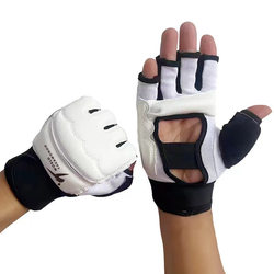 Thailand Imported Tkb Boxing Gloves Half-Finger Gloves for Men and Children, Martial Arts Fighting Gloves, Women's Wrist Protection, Taekwondo Gloves