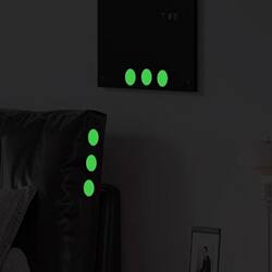 Luminous Switch Label Stickers, Socket Switch Wall Stickers, Decorative Dot Reminder Stickers, Fluorescent, Long-Lasting Glow in the Dark