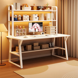 Computer Desk, Desktop Home Desk, Bookshelf Integrated Desk, Bedroom Student Study Desk, Simple Modern Office Desk