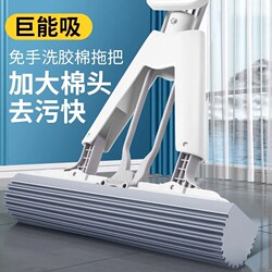Sponge Mop for Home Use, One-Sweep Clean, No Hand Washing, Absorbent, 2026 New Model, Pva Head, Foldable, Magic Lazy Mop