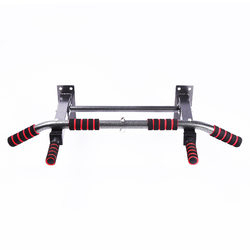 Wall-Mounted Fitness Pull-Up Bar Set with Tension Rope for Home Use, Single or Double Bar Set