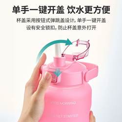 Sports Water Bottle, Large Capacity, Portable Outdoor Travel Bottle, Student Water Cup, Plastic Water Bottle