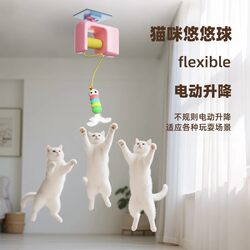 Ruayirua Cat Yo-Yo Electric Smart Door-Hanging Toy Cat Toy Self-Entertainment Boredom-Relief Cat Teaser Gadget