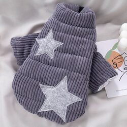 Pet Dog Clothes Winter Clothing Teddy Bichon Thickened Warm Vest Schnauzer Small Dog Pet Winter Cotton Coat