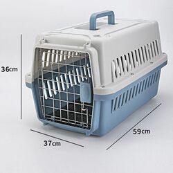 Cat-Specific Airline Carrier Cage, Portable Pet Transport Box, Car-Mounted Dog Cage, Handheld Plastic Cat Box