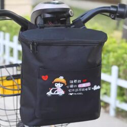 Electric Car Hanging Bag Large Capacity Waterproof Battery Car Bicycle Front Hanging Bag Raincoat Charger Storage Front Hanging Bag