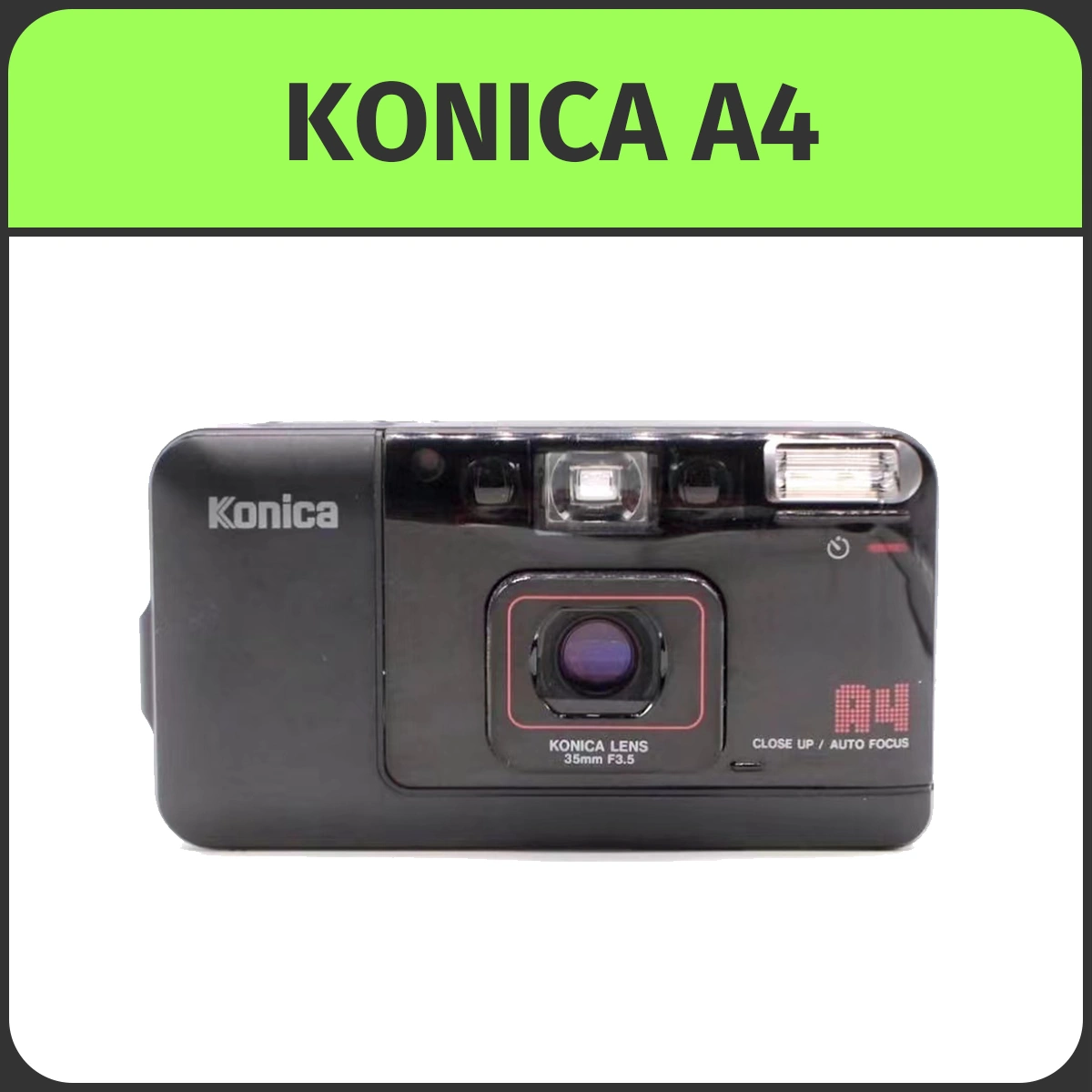 Konica柯尼卡｜Bigmini系列初代A4 35mmf3.5定焦镜头胶片傻瓜相机-Taobao