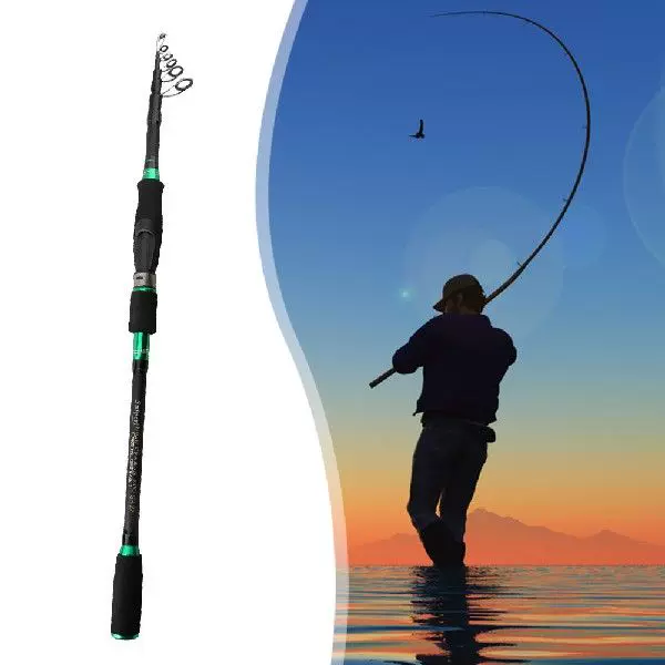1.5m 2.1m Telescopic Fishing Rod Collapsible Fishing Rod-Taobao