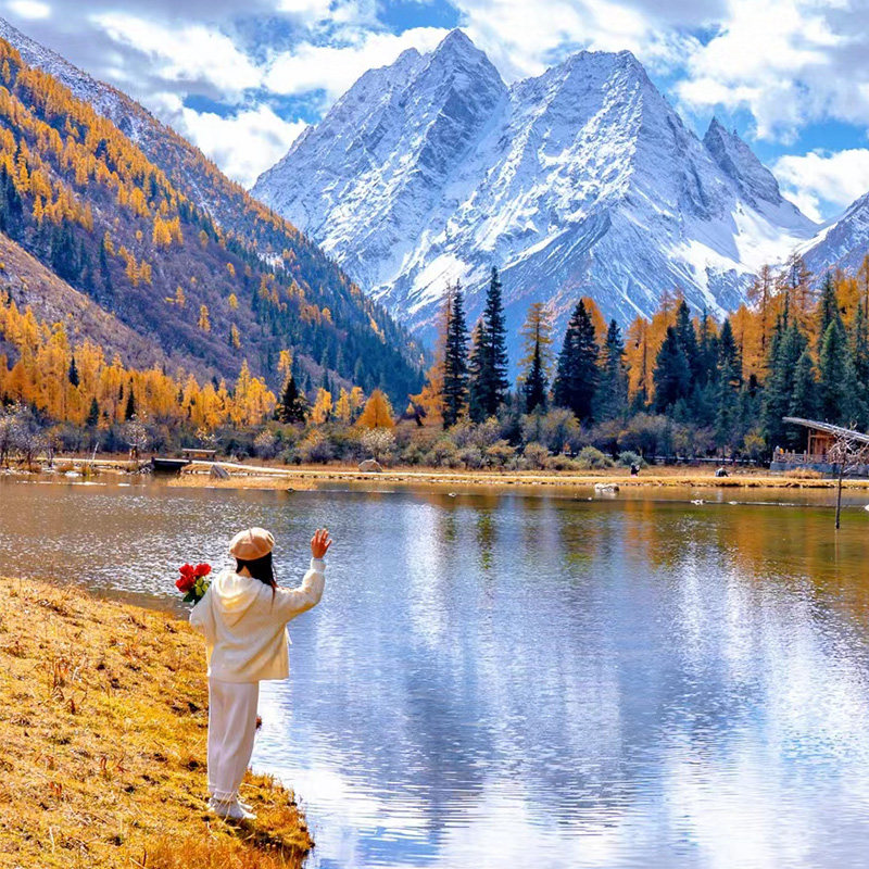 2-8人小团川西小环线3日游跟团游四姑娘山色达稻城亚丁旅游三日游