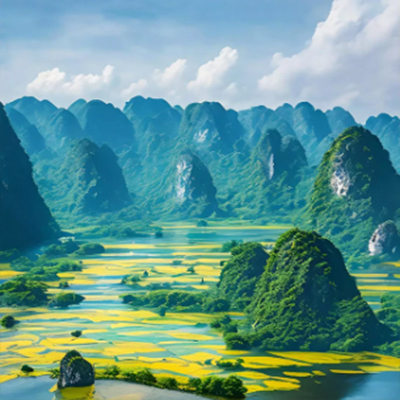 2-10人mini纯玩团| 桂林阳朔旅游5天4晚 | 竹筏漂流热气球银子岩