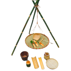 
Kindergarten sand pool sand tool set bamboo sand water toy outdoor sand digging materials sand equipment