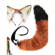 Zootopia Nick Fox Phù Hợp Với Tai Đầu Mô Phỏng Đuôi Cáo Cos Triển Lãm Truyện Tranh Fursuit Đạo Cụ Đồ chơi đuôi cáo