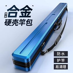 Geno Hard-Shell Fishing Rod Bag, Waterproof Rod Bag, Multi-Functional Special Rod Bag, Lightweight Fishing Gear, Special Fishing Gear Bag for Fishing Rods