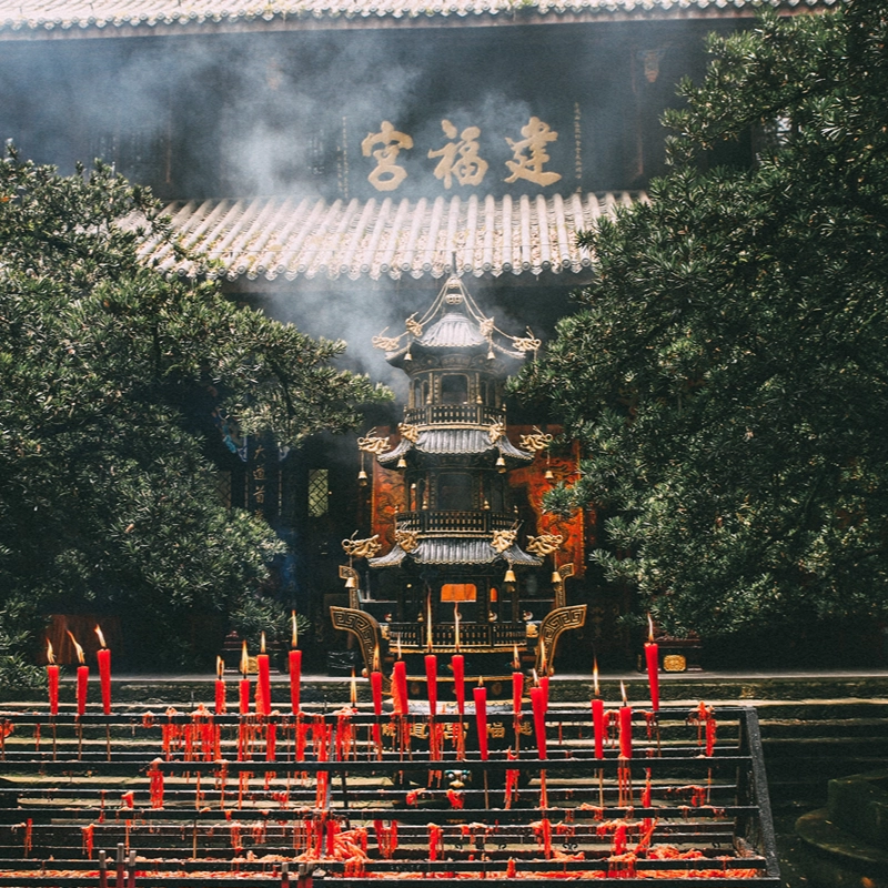 青城山都江堰秋季游一日包车 亲情服务省心游 私家团可制定行程