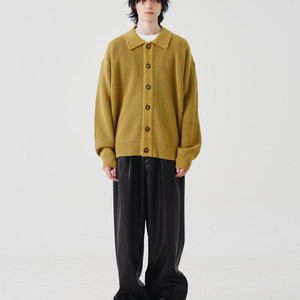 
Beiyun Japanese retro lapel knitted cardigan for men and women loose lazy style sweater jacket