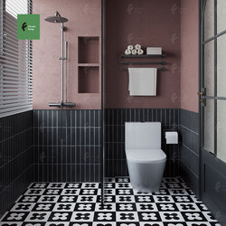 New 200 Specifications Black and White Flower Combination Tile Niche Style