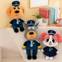 Labrador Sheriff Plush Toy Doll Children's Cute Butterfly Cartoon Soothing Baby Gift