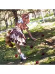 Làm bằng tay mô phỏng động vật đuôi gấu trúc đỏ sang trọng cáo đuôi cosplay chống đỡ lolita hàng ngày phụ kiện tùy biến Đuôi cáo cắm hậu môn Đuôi cáo cắm hậu môn