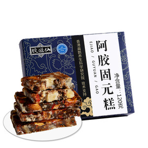 
Shandong Jiaozixian donkey-hide gelatin solid yuan cake 120g ejiao red date flavor lady type Dong'e handmade solid yuan cake