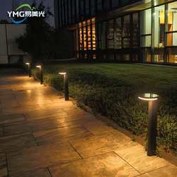 Solar outdoor lawn lamp modern simple die cast aluminum outdoor lamp villa garden lamp grass waterproof courtyard lamp