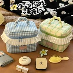 Large-Capacity Cosmetic Bag for Women, Portable Cosmetic Storage Bag, Travel Toiletry Bag, Cute Niche Women's Portable Storage Bag