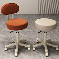 Special Stool for Beauty Salons and Hairdressers, Makeup Artist, Hairdressing and Nail Art Technician Stool, Wheeled Household Chair, Dressing Swivel Chair