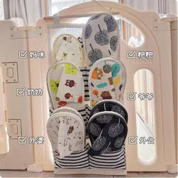 Climbing Mat, Slipper Storage, Multifunctional Hanging Bag, Storage Hanging Pouch, Cotton and Linen Fabric Storage Bag, Fence Organization Tool