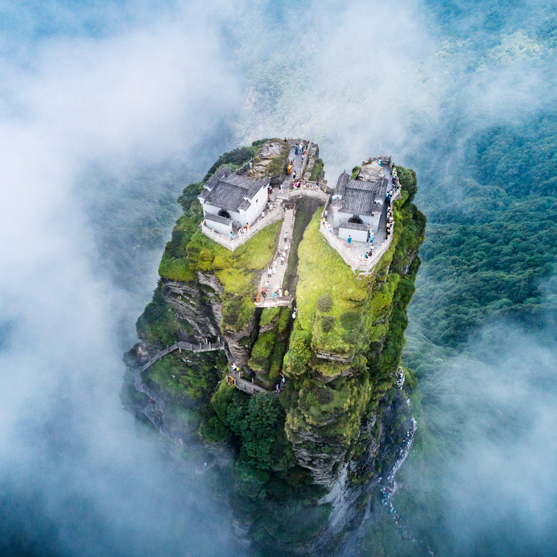 私家团贵州旅游纯玩7天6晚黄果树梵净山小七孔秋冬亲子游半自由行
