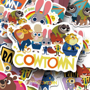 
100 pieces of authentic, officially authorized Disney Zootopia stickers, alliance stickers, cartoon cute children's stickers, toys, mobile phones, laptops, tablets, decorative waterproof stickers