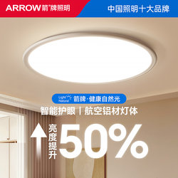 Arrow Brand Ultra-Thin Bedroom Main Light Ceiling Light Eye-Protecting Led Round Light Modern Simple Children's Room Light Balcony Lighting