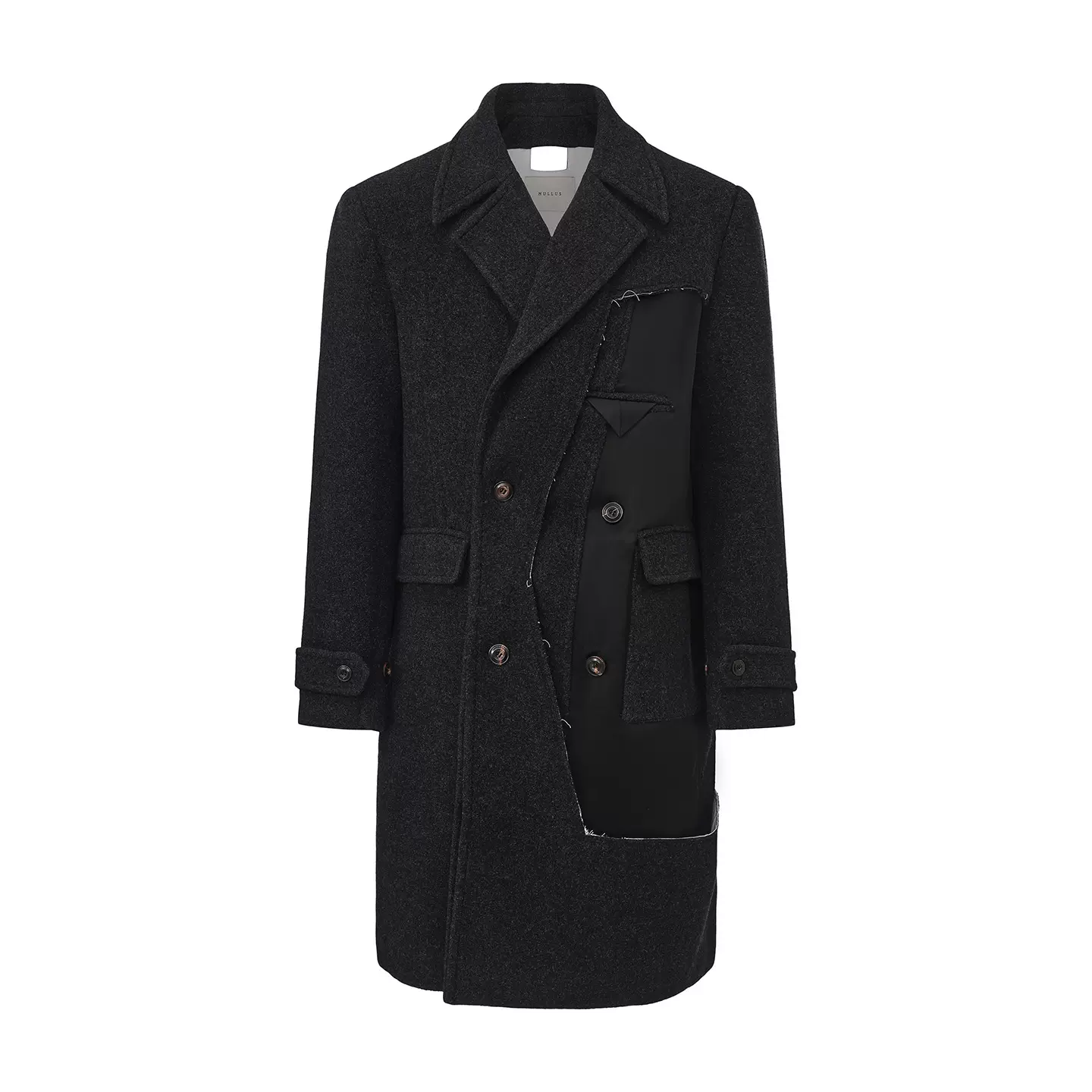 NULLUS 25AW PEELED OFF JACKET IN BROWN NULLUS Brown Multi-Form