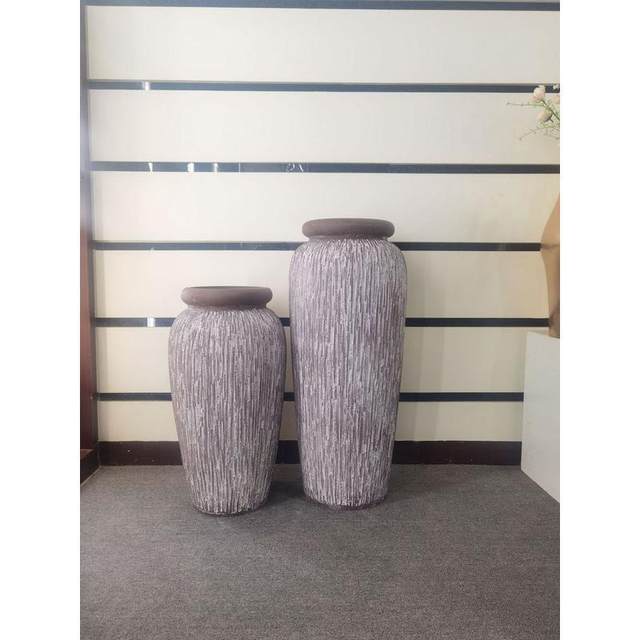 FRP floor-standing vase home decoration hotel decoration flower farming home gardening flower pot manufacturer 0926
