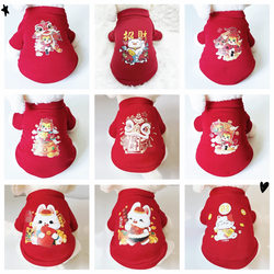 Cat and Dog Clothes for Autumn and Winter, Warm and Anti-Shedding, Suitable for Ragdoll Blue Cats, Cute and Festive, for Kittens and Small to Medium-Sized Dogs