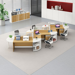 Desk Staff Desk and Chair Screen Deck Multi-Person Display Space 6 Tables 7 Combination Company Design New Work Studio