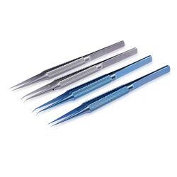 Mobile phone repair fingerprint flying wire tweezers, titanium alloy 0.1mm fine-tip tweezers, extended and hardened, can be used for microscopes