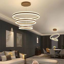 Pendant Lamp, Living Room Chandelier, Duplex Chandelier, Modern Minimalist Light Luxury Chandelier, New Led Light Source, Nordic Creative