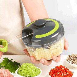 Garlic Chopper, Meat Grinder, Garlic Masher, Meat Mincer, Household Manual Small Chili Grinder, Blender