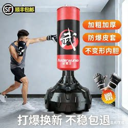 Boxing Punching Bag, Household Vertical Boxing Punching Bag, Non-Falling, for Children and Adults, Professional Training Equipment for Sanda and Taekwondo