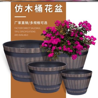 
Villa garden flower pot flower pot atmospheric home gardening desktop practical ornament pot water lotus plant round