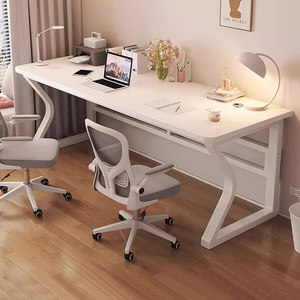 
Solid wood computer desk desk desk long table simple student desk home bedroom e-sports desk workbench